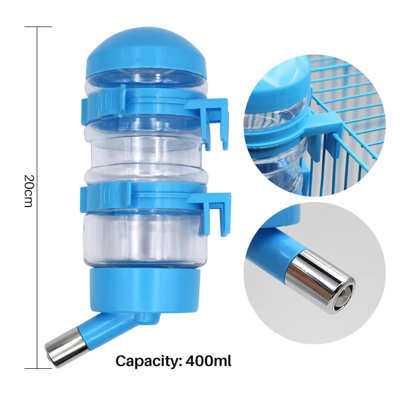 Biberon Automatique 400ml pour Lapins et Hamsters