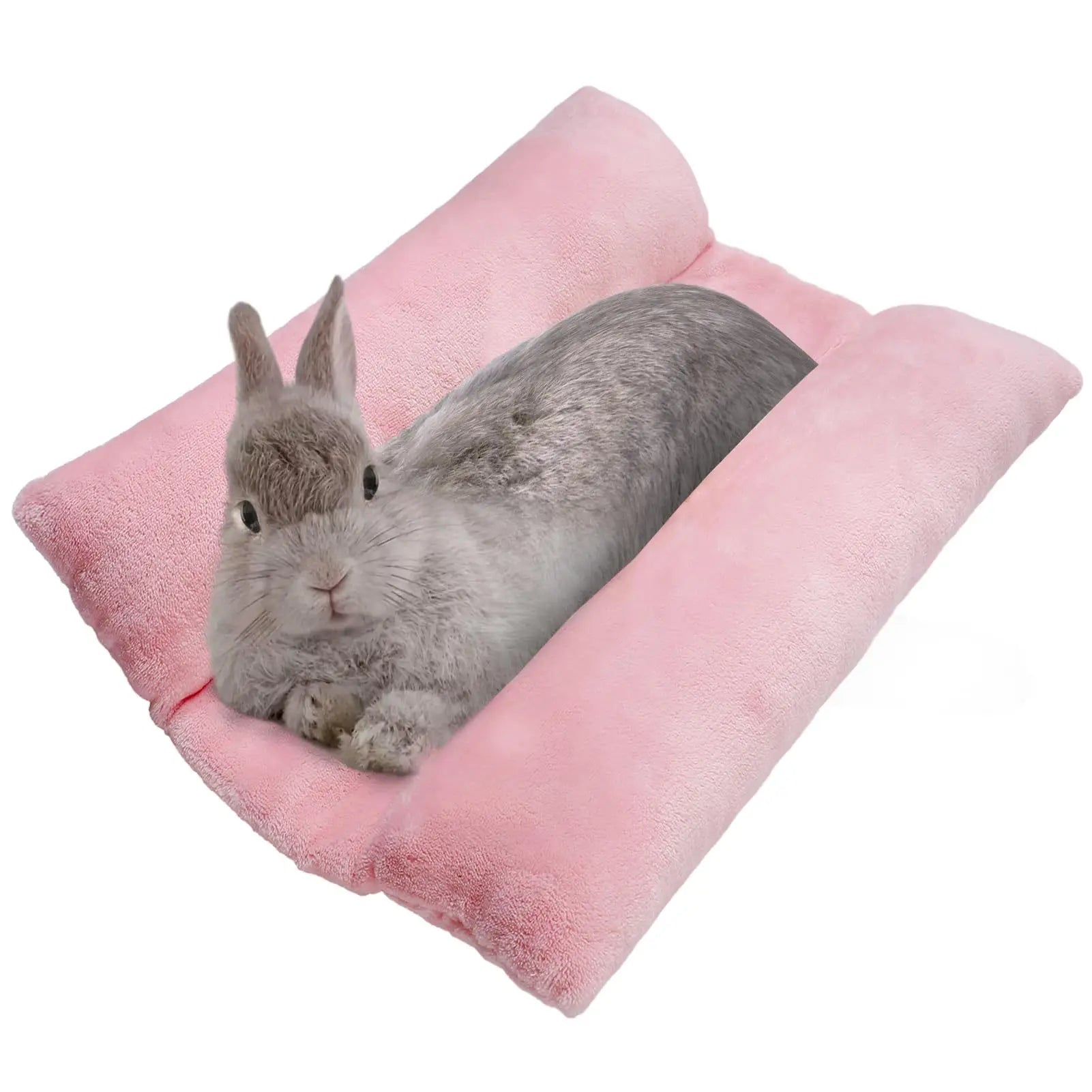 Concave en Peluche pour Lapin – Coussin Enveloppant & Moelleux
