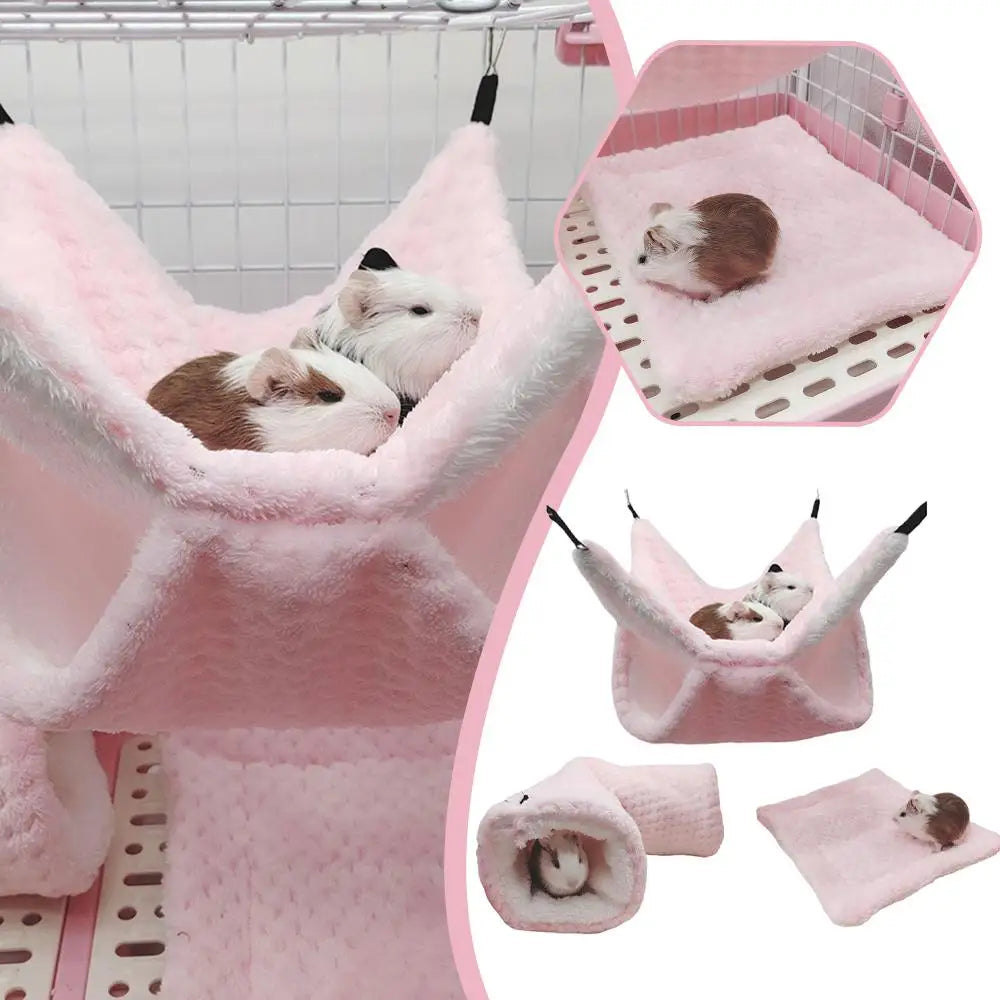 Accessoire cage multifonction pour hamsters, cochons d'Inde, rats et furets