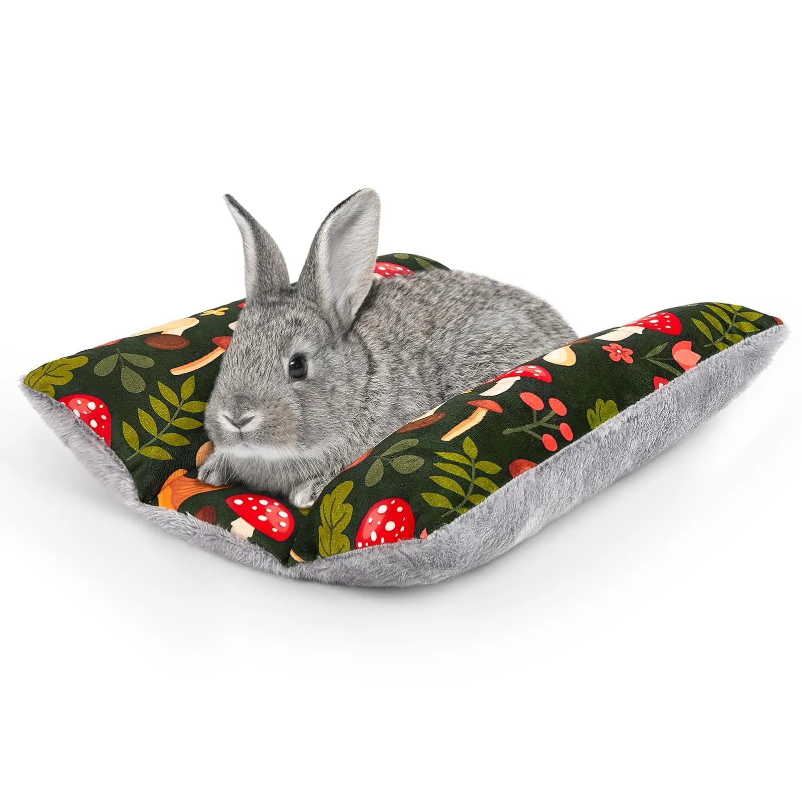 Tapis-Lit Lavable Double Face pour Lapin – Coussin Moelleux & Facile d'Entretien