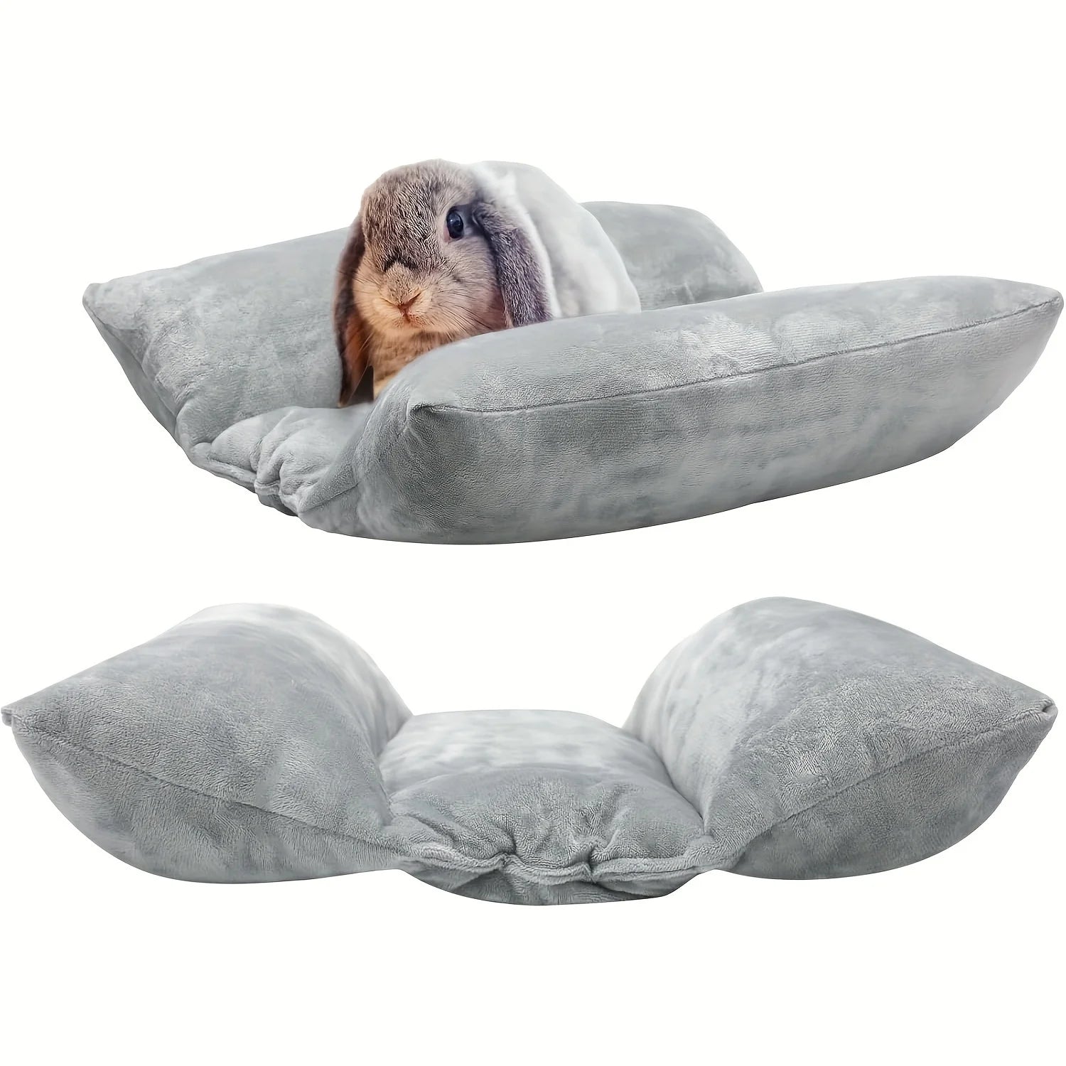 Lit Épais en Peluche pour Lapin