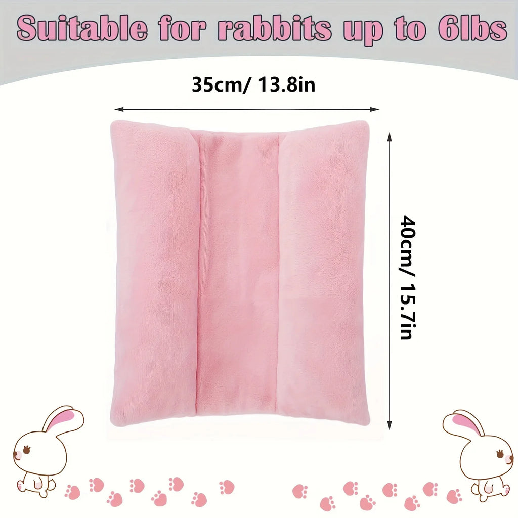 Lit Épais en Peluche pour Lapin