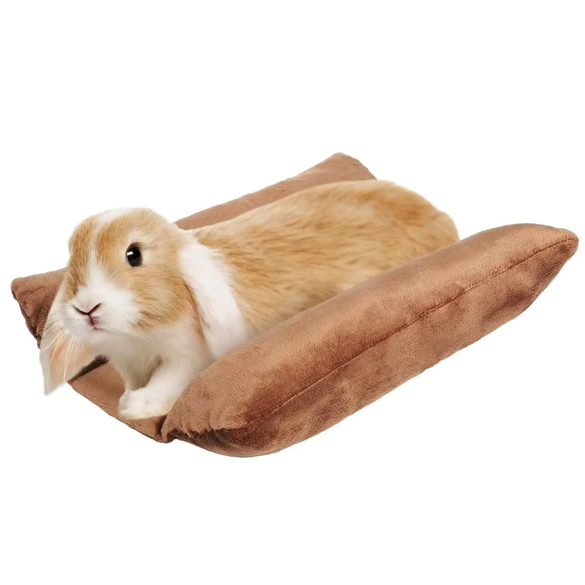Concave en Peluche pour Lapin – Coussin Enveloppant & Moelleux