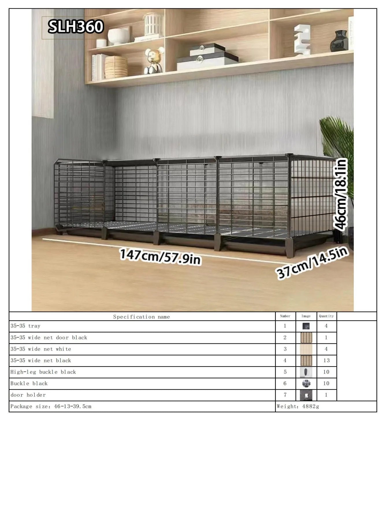 Grande Cage Lapin Intérieure