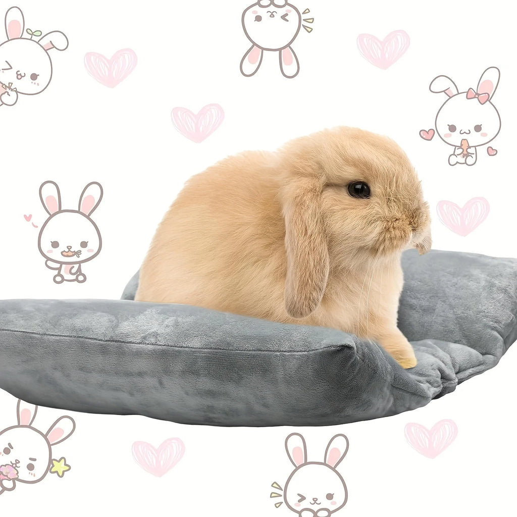 Lit Épais en Peluche pour Lapin