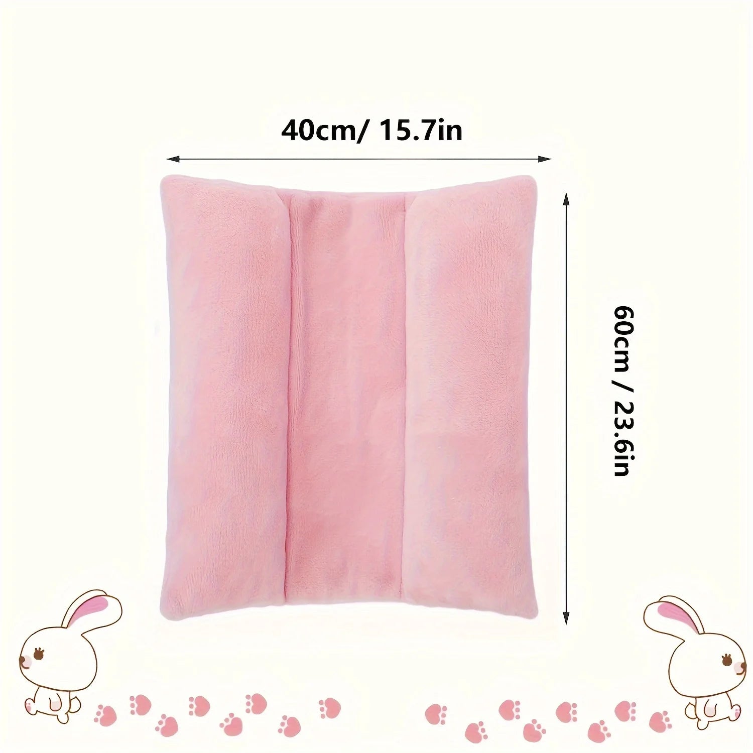 Lit Épais en Peluche pour Lapin