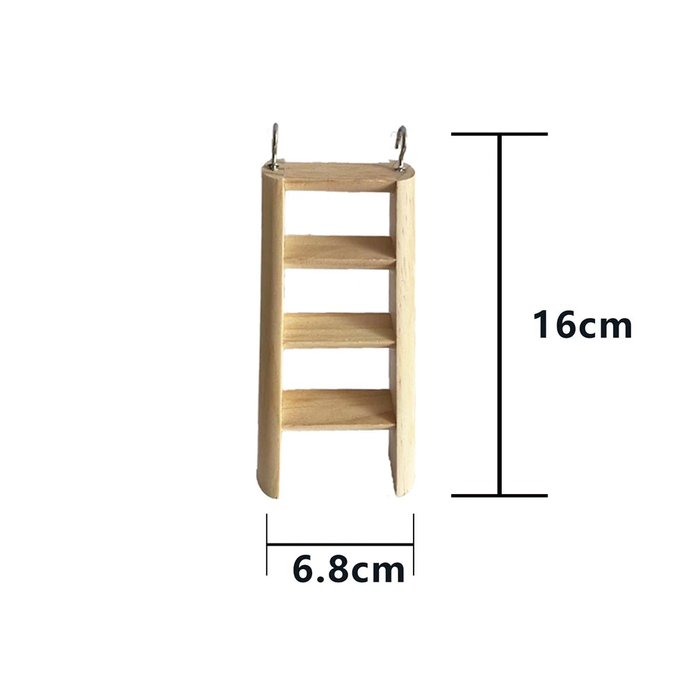Set de jouets en bois naturel pour hamsters, lapins, oiseaux et cochons d'Inde – 11 variantes
