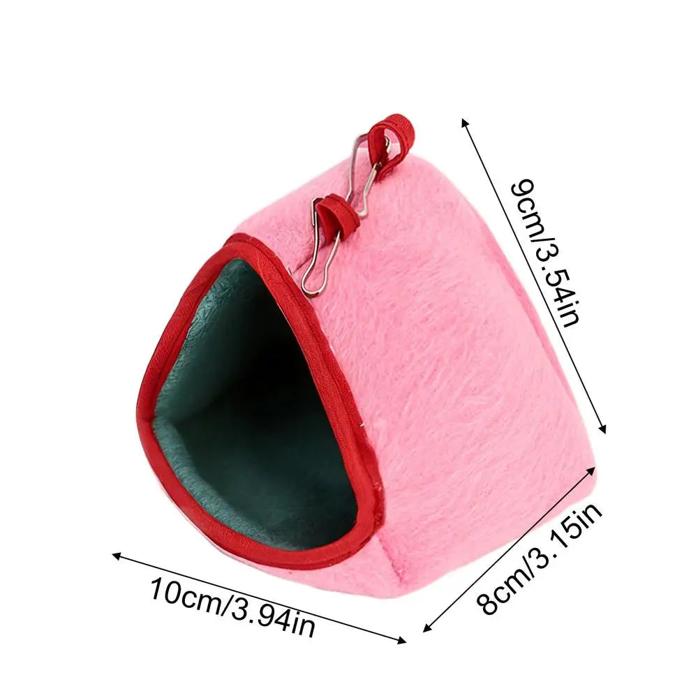 Nid Suspendu Chaud pour Hamster – Maison Résistante aux Griffures & Hamac Cosy