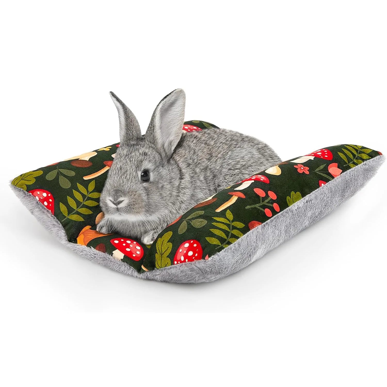 Concave en Peluche pour Lapin – Coussin Enveloppant & Moelleux