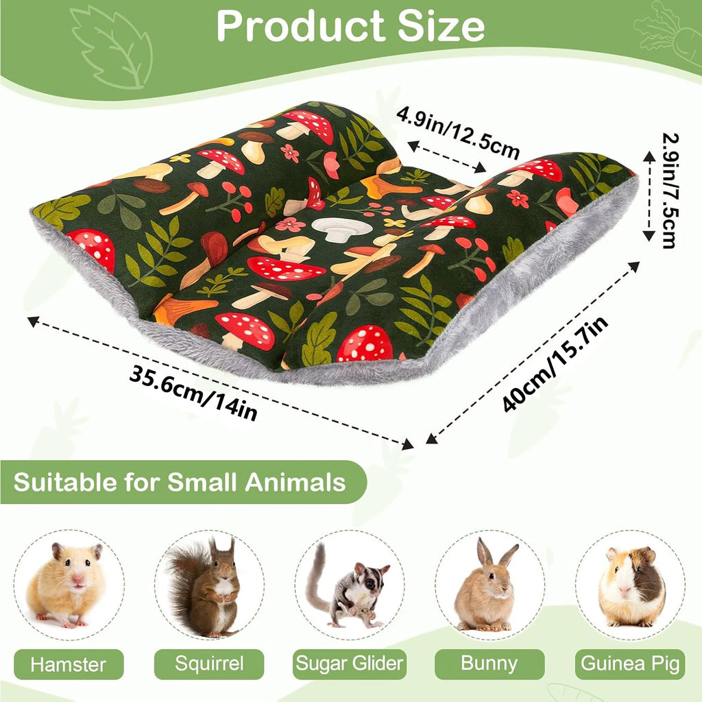 Tapis-Lit Lavable Double Face pour Lapin – Coussin Moelleux & Facile d'Entretien