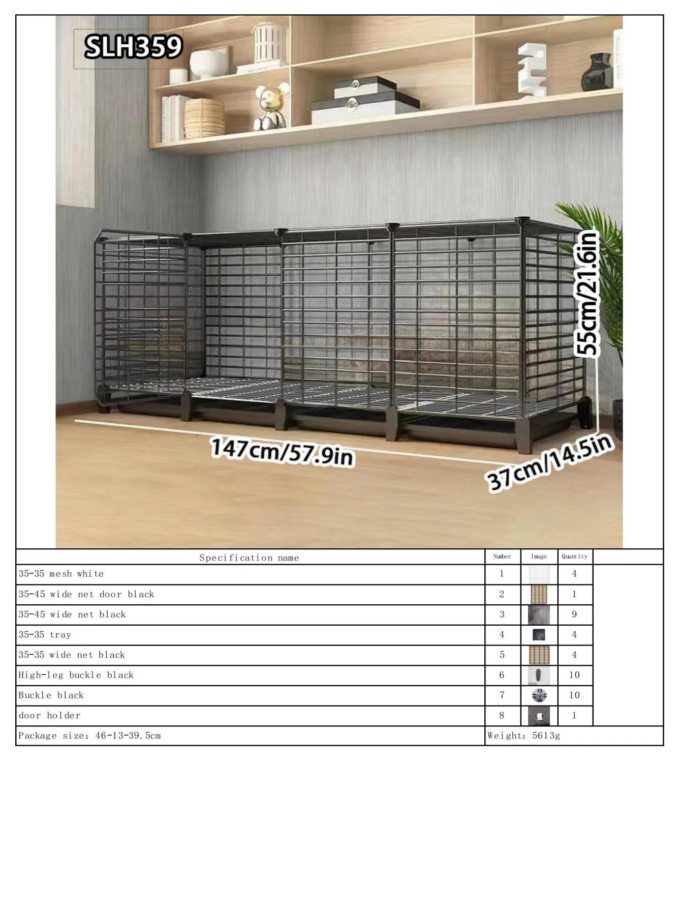 Grande Cage Lapin Intérieure