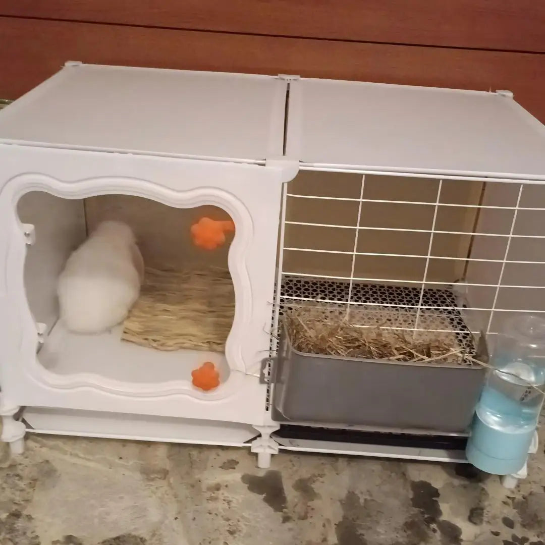 Cage Lapin Villa avec Espace de Vie Séparé