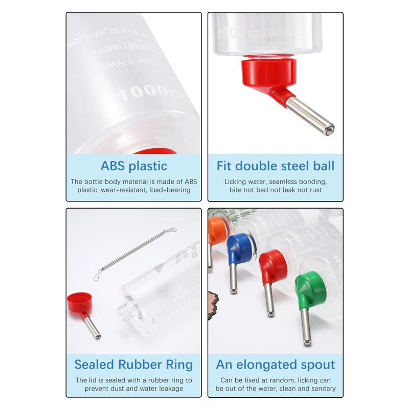 Distributeur d'Eau 1000ml pour lapins
