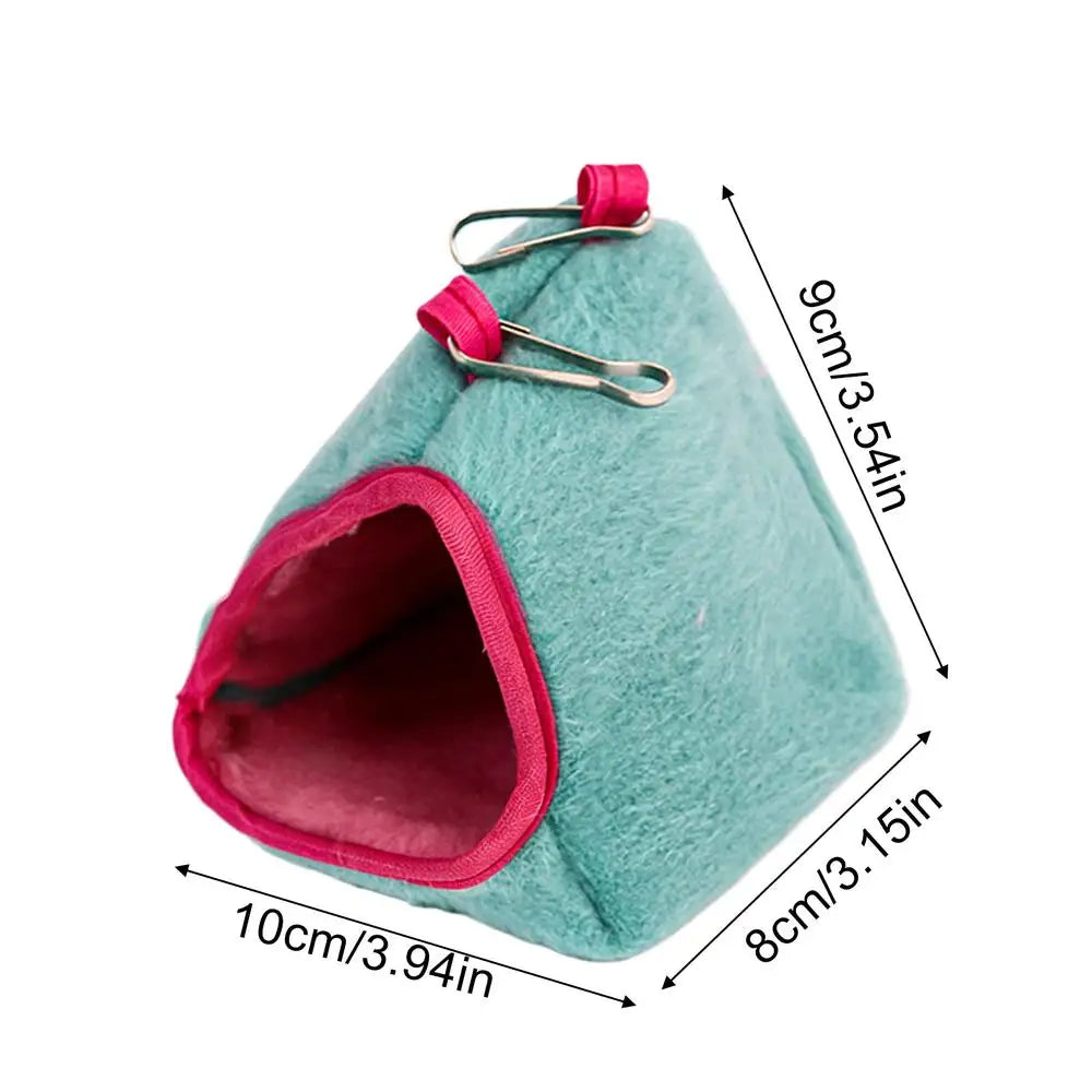 Nid Suspendu Chaud pour Hamster – Maison Résistante aux Griffures & Hamac Cosy