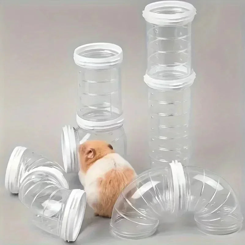Système de tubes modulables pour hamsters dorés – salle de bain extérieure incluse