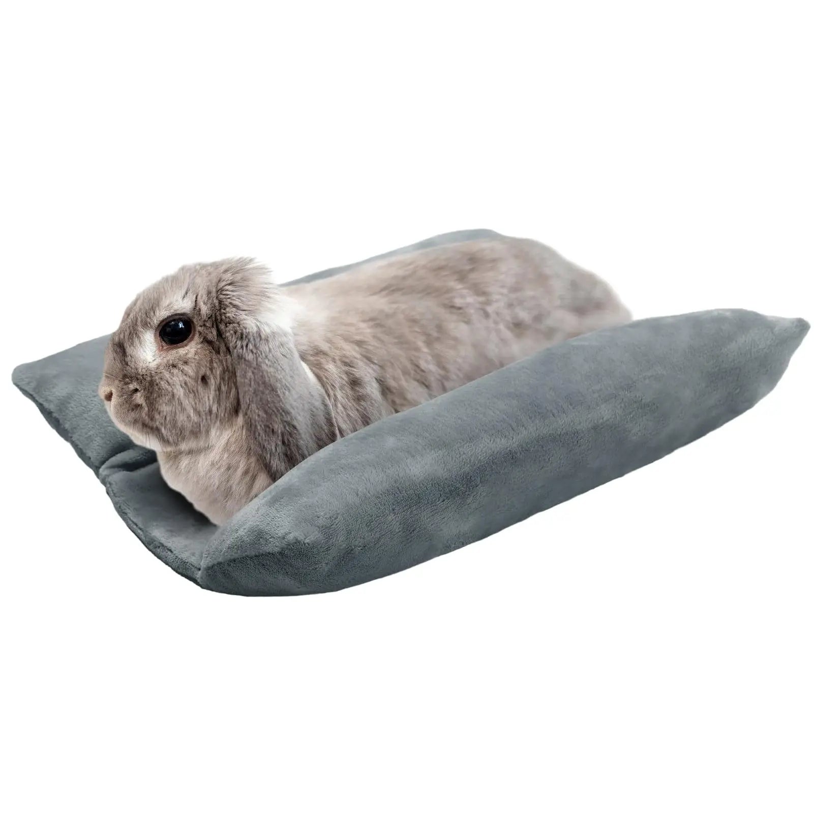 Concave en Peluche pour Lapin – Coussin Enveloppant & Moelleux