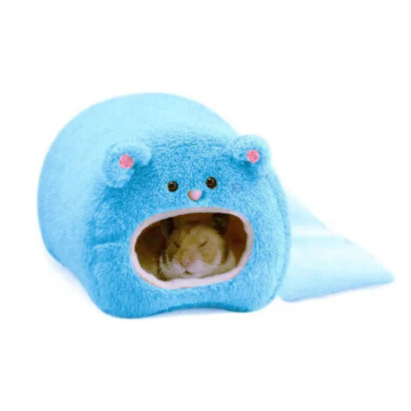 Hamac Nid Suspendu Doux pour Hamster – Lit Chaud 4-en-1