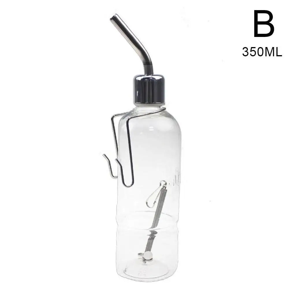 Distributeur d'eau 350ml à suspendre pour lapins. Facile à fixer sur toutes les cages.