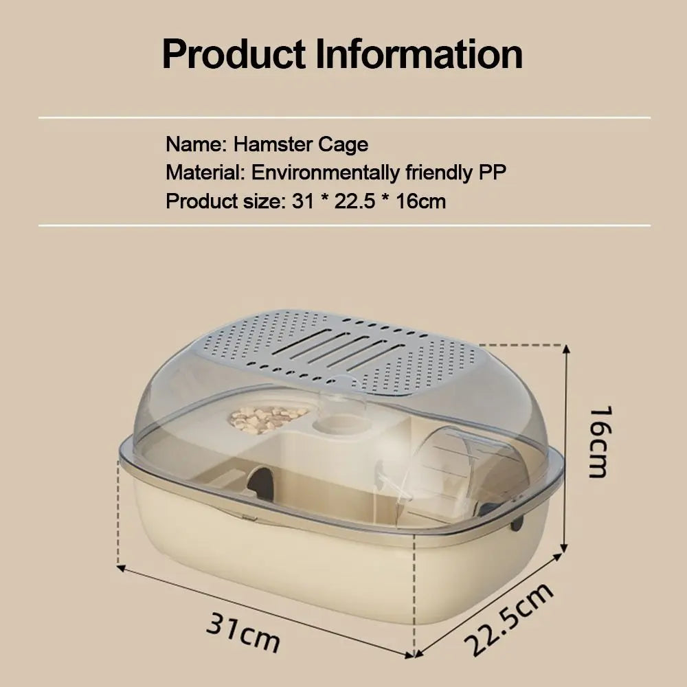 Grande Cage Hamster Ventilée Respirante