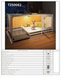 Cage Lapin Villa avec Espace de Vie Séparé