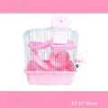 Mini Château Cage Hamster Double Couche Portable
