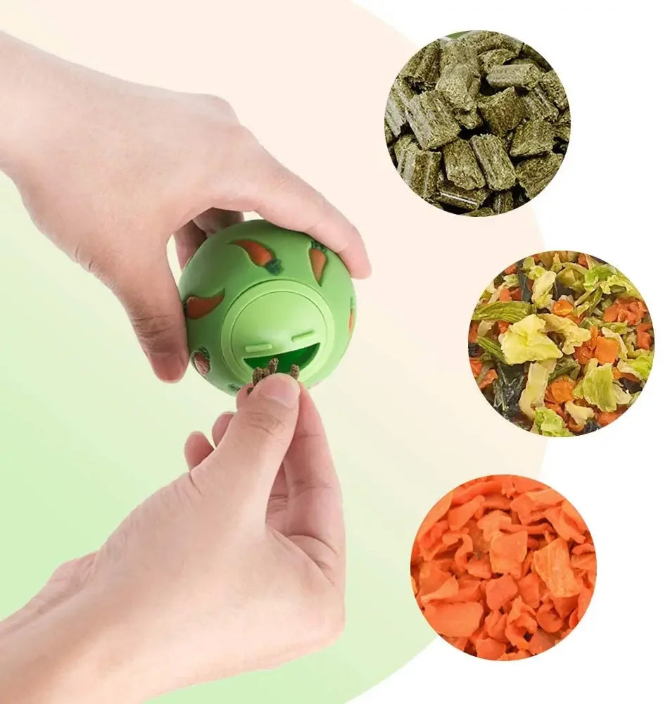 Jouet interactif anti-gaspillage pour lapins, furets, hamsters et chats