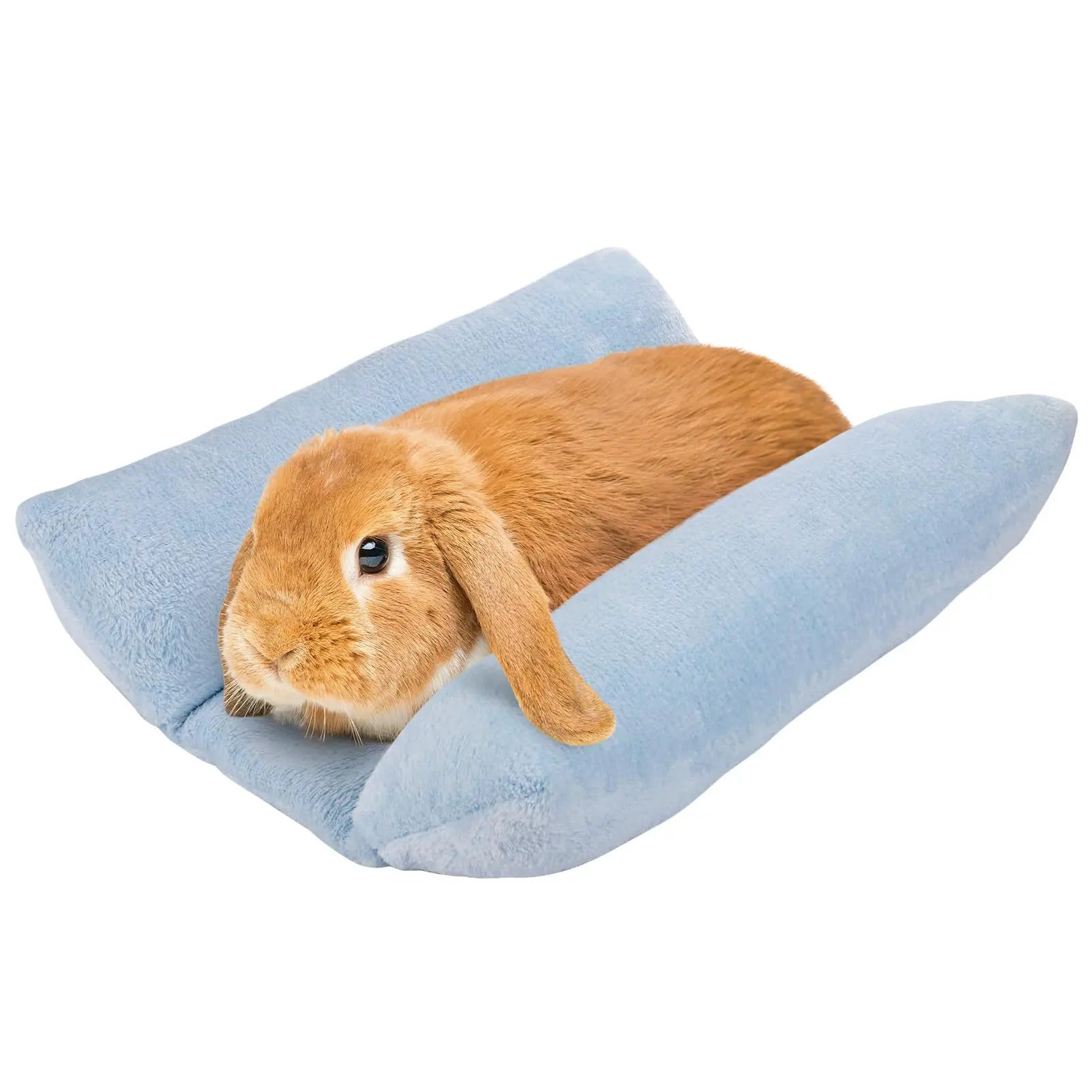 Concave en Peluche pour Lapin – Coussin Enveloppant & Moelleux