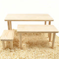 Plateforme de jeu en bois pour hamsters – décor naturel et stimulant